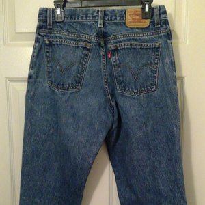Vintage 90s Levi's 550 Jeans size 12 Rlaxed fit Tapered Leg High Waist